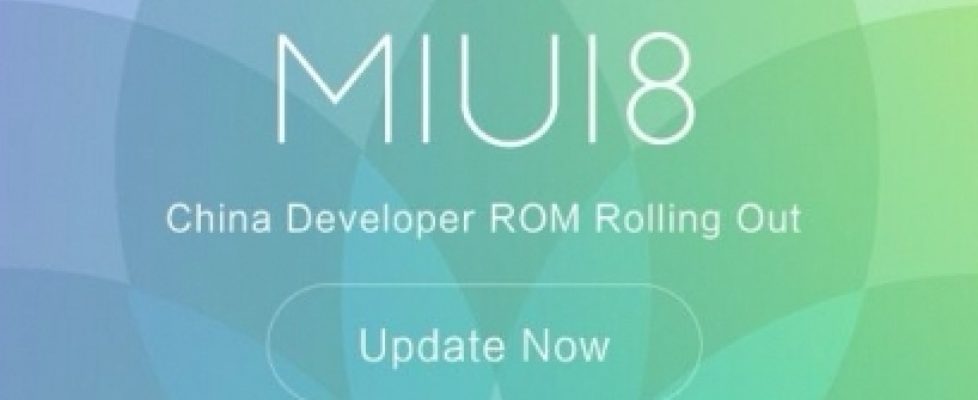 MIUI 8 CHina Developer ROM