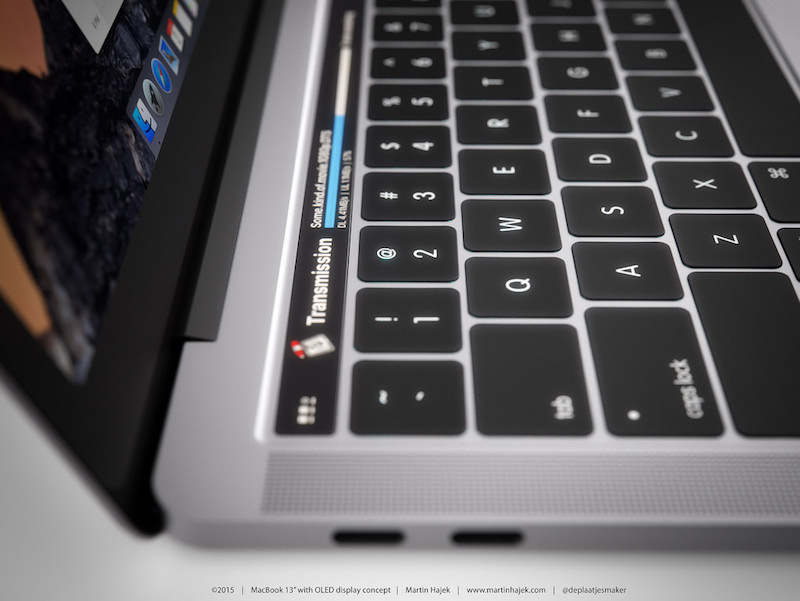 MacBook with OLED Touch Bar 11