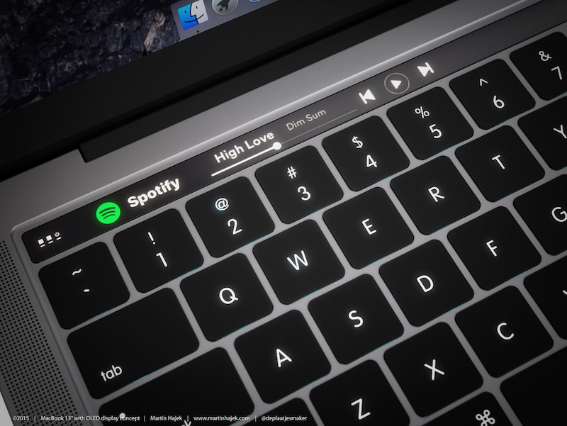 MacBook with OLED Touch Bar 8