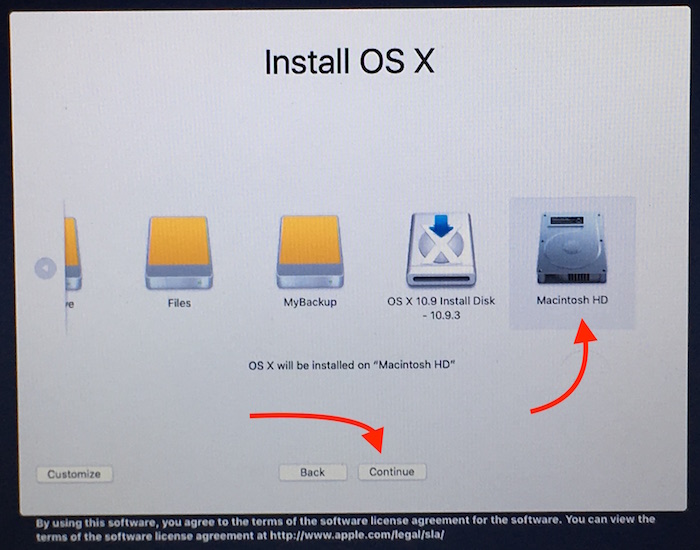 Install OS X