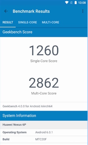 Android Geekbench 4
