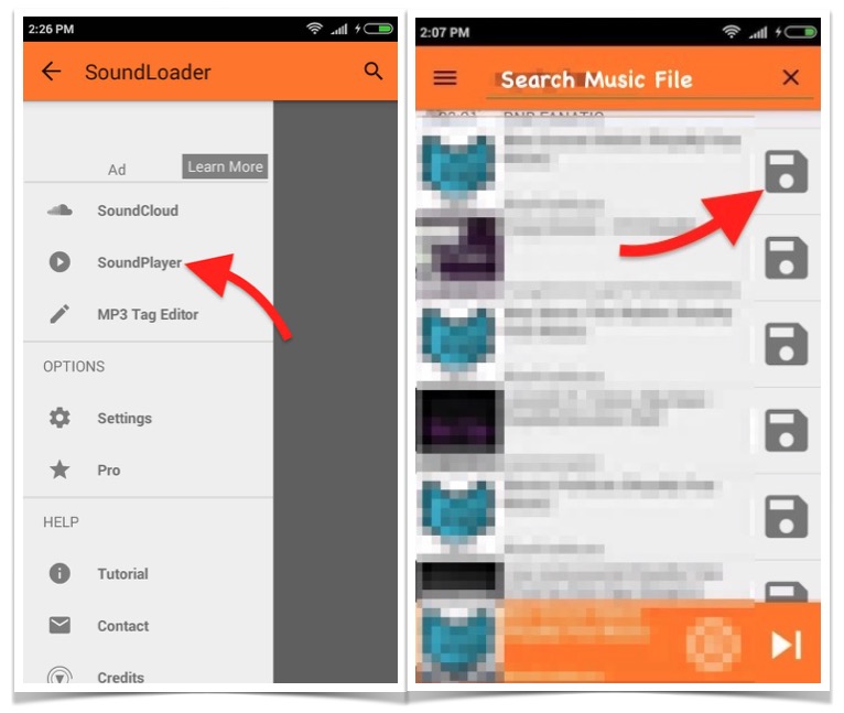 Downoad Sound Cloud Music to Android