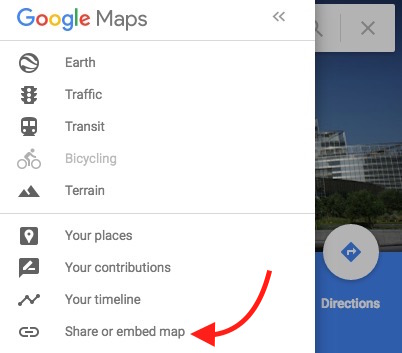 Embed Google Map