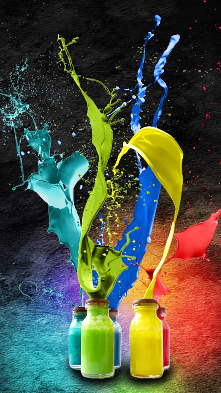 iPhone 6s color splash wallpaper