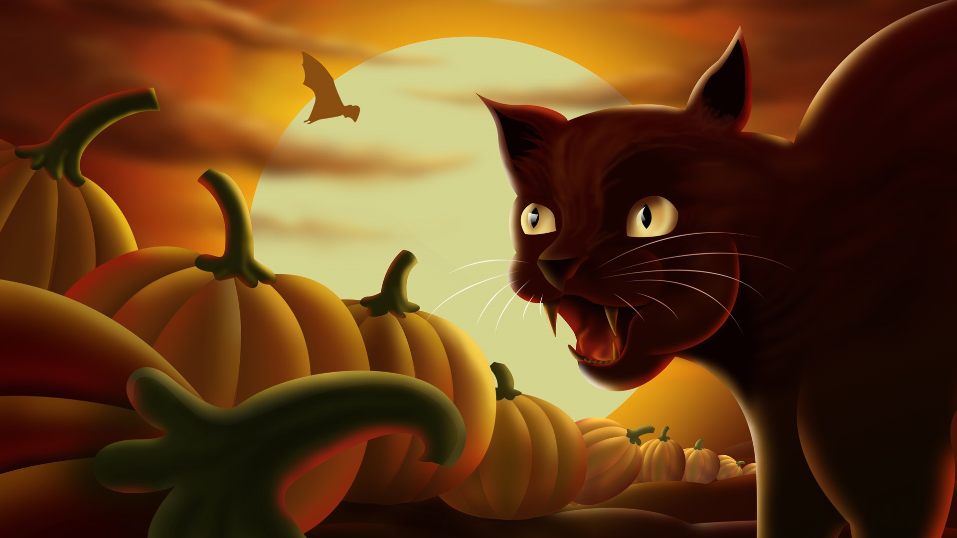 horror-halloween-cat-witch