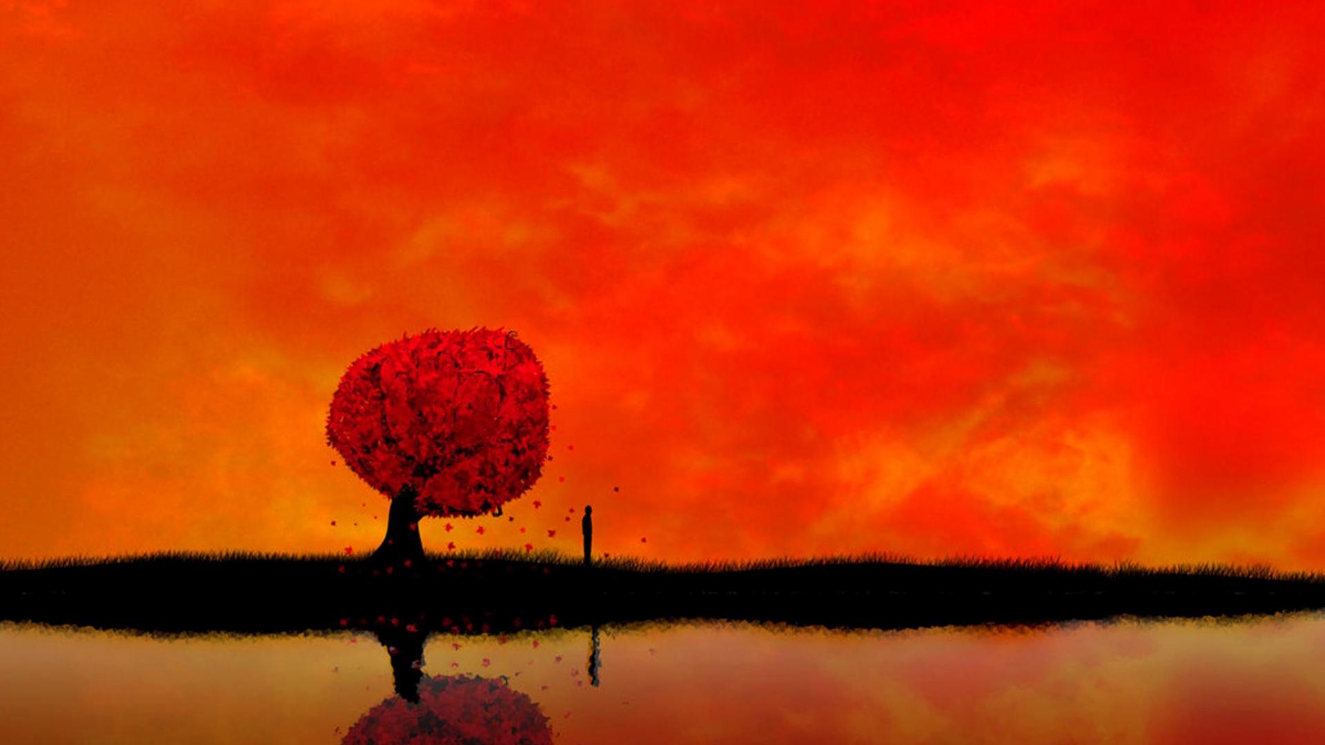 fall-wallpapers-red-sky