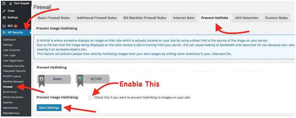 Wordpress Plugin to prevent image hotlink