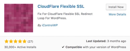Cloudflare flexible ssl plugin