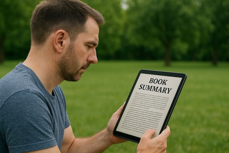 man reading