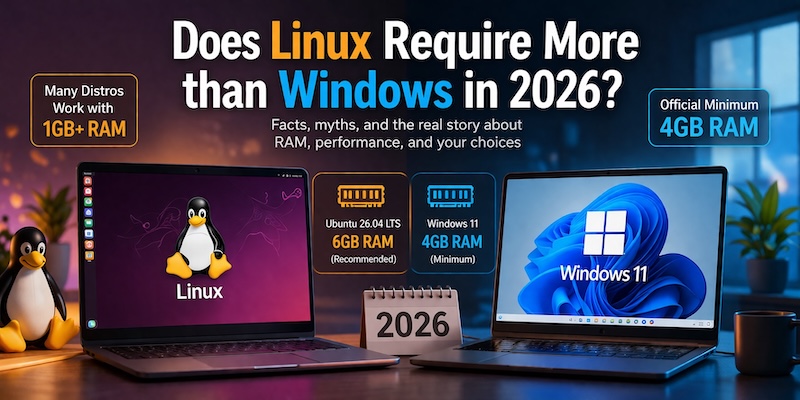 linux and windows ram